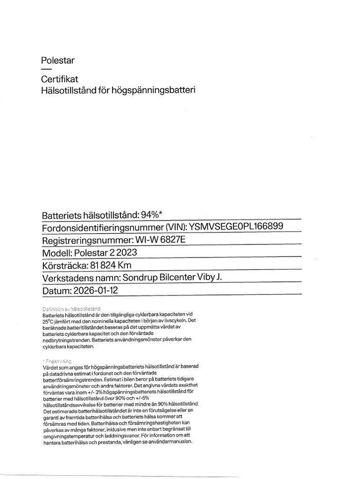 Polestar 2 Long Range 5d