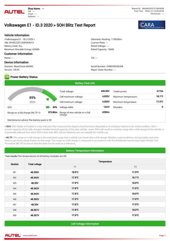 VW ID.3 58 Pro Performance Business 5d