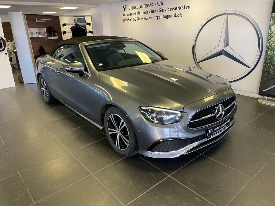 Mercedes E220 d 2,0 Cabriolet aut. 2d