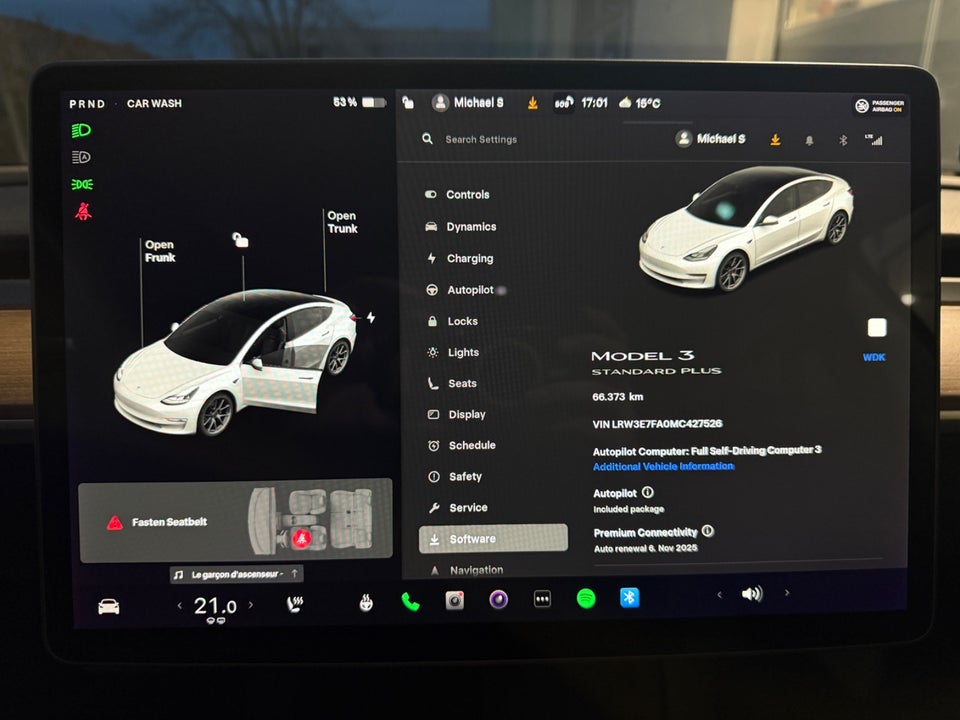 Tesla Model 3 Standard Range+ RWD 4d