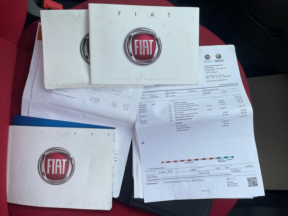 Fiat 500 1,2 Pop 3d