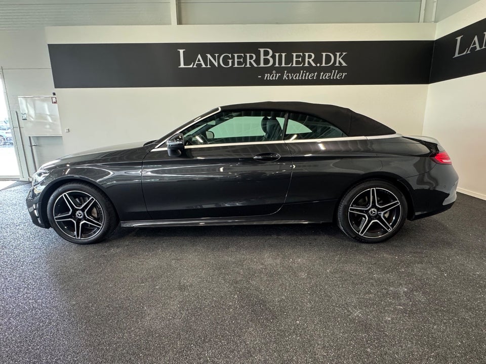Mercedes C200 1,5 AMG Line Cabriolet aut. 2d