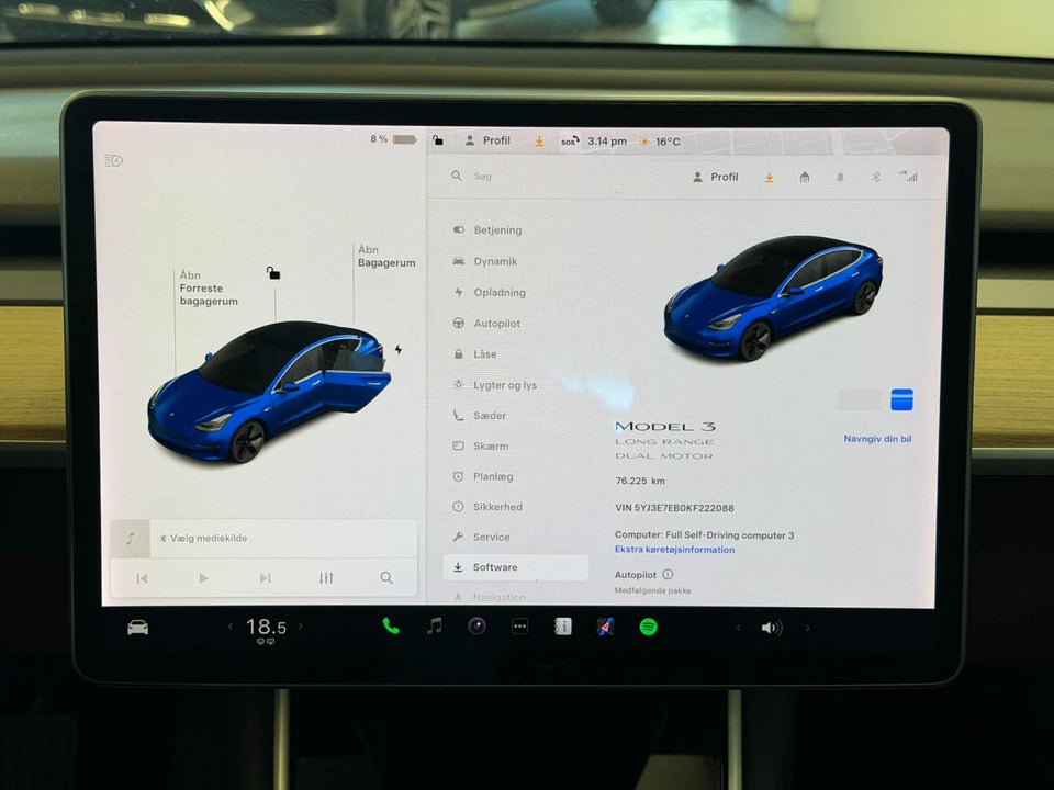 Tesla Model 3 Long Range AWD 4d