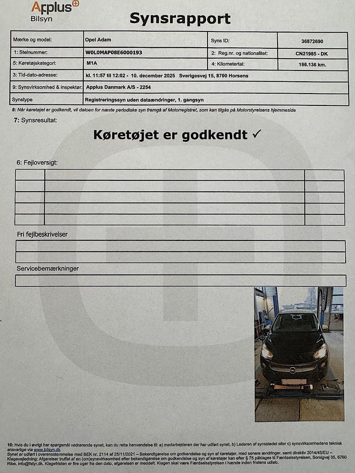 Opel Adam 1,2 Jam 3d