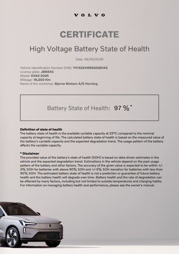 Volvo EX40 Extended Range Plus 5d