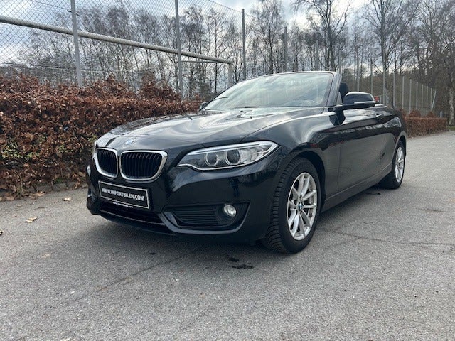 BMW 220i 2,0 Cabriolet aut. 2d