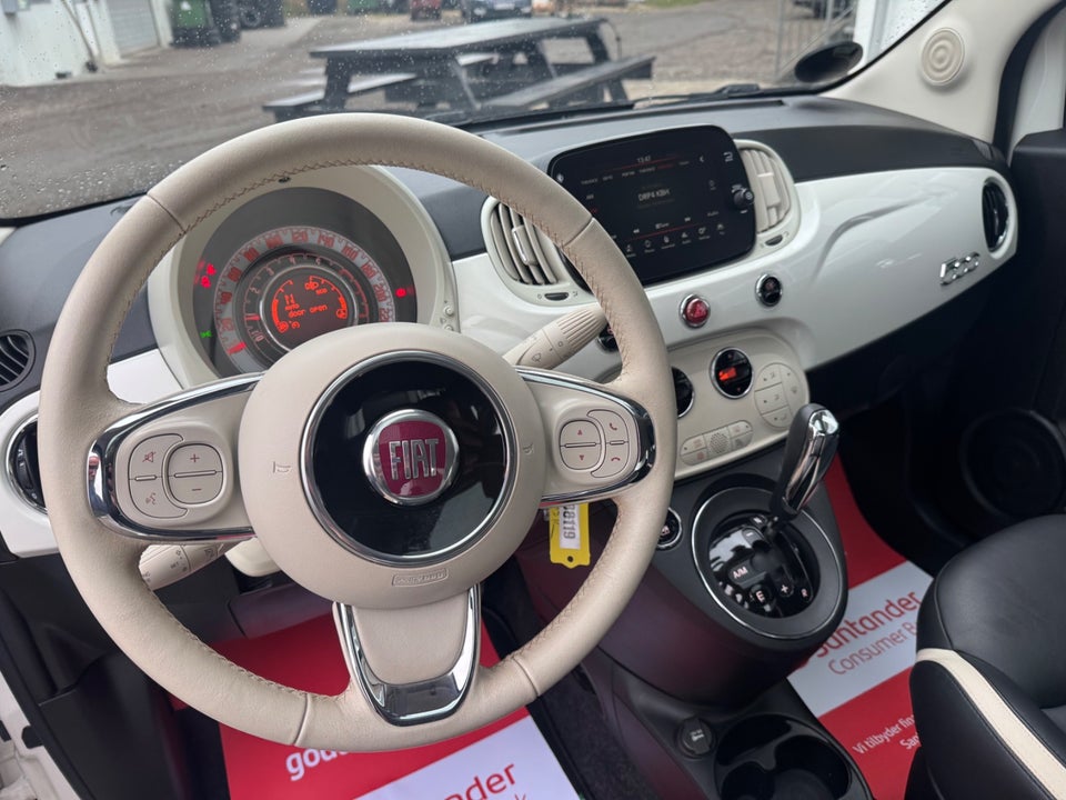 Fiat 500 1,2 Black MTA 3d