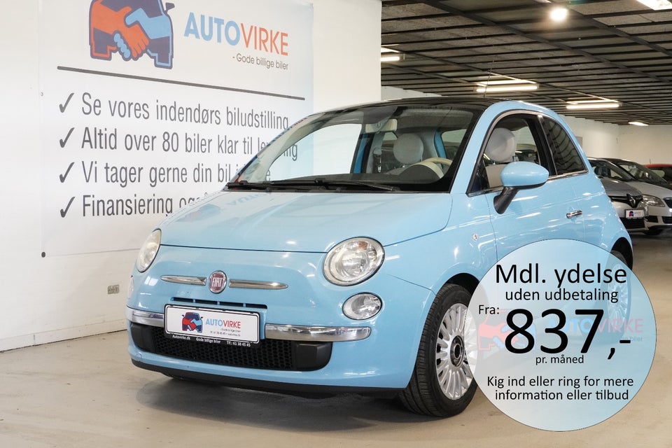 Fiat 500 0,9 TwinAir 85 Lounge 3d