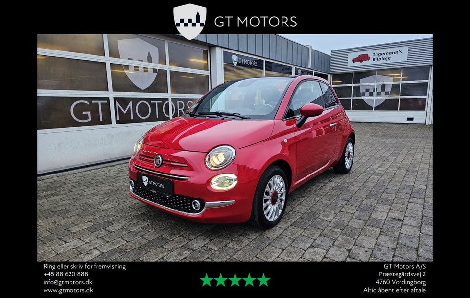 Fiat 500C 1,0 Hybrid (RED) 2d