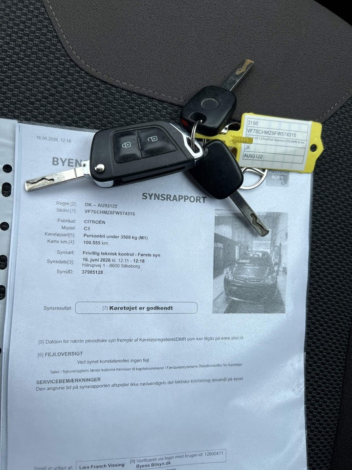 Citroën C3 1,2 PureTech 82 Seduction ETG 5d