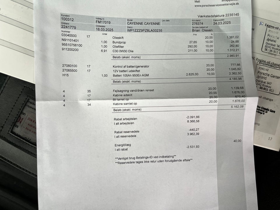 Porsche Cayenne 3,6 Tiptr. Van 5d