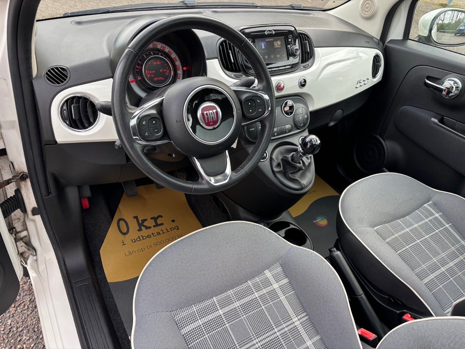 Fiat 500 0,9 TwinAir 80 Lounge 3d