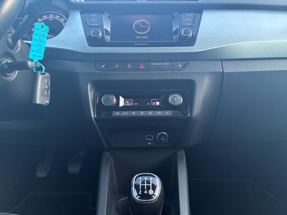 Skoda Fabia 1,0 MPi 60 Ambition 5d