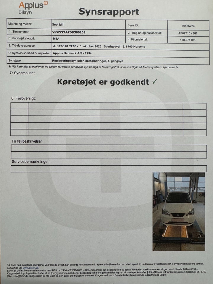 Seat Mii 1,0 75 Reference eco 3d
