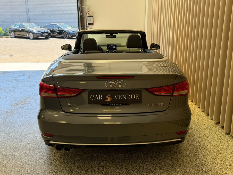 Audi A3 2,0 TFSi 190 Sport Cabriolet S-tr. 2d