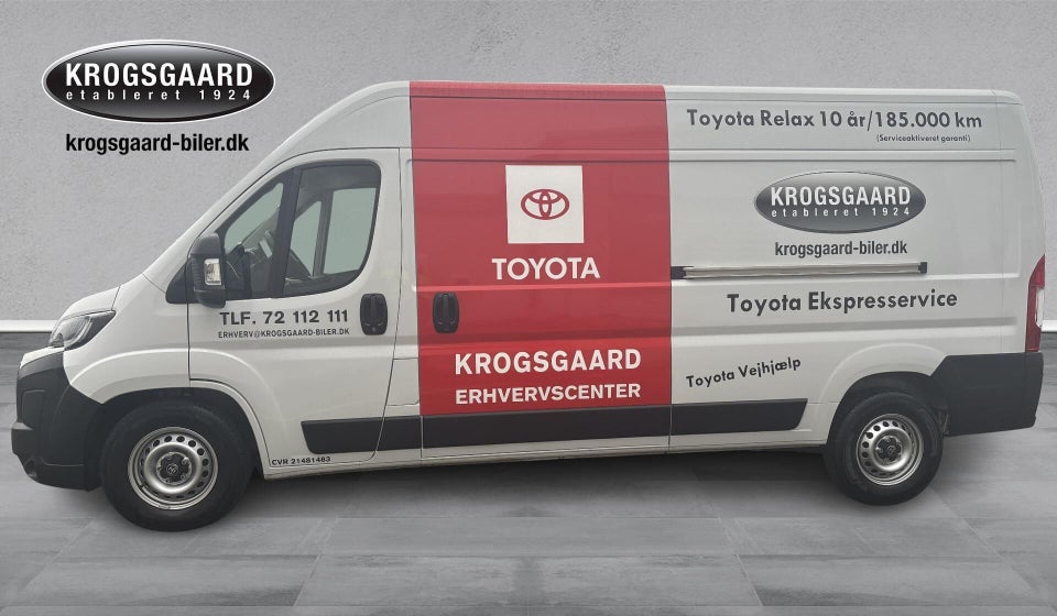 Toyota ProAce Max 2,2 D 180 Comfort Master Kassevogn L3H2 aut.