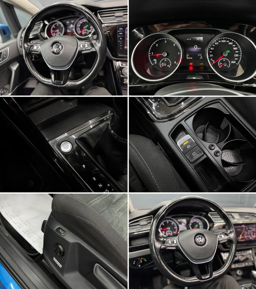 VW Touran 2,0 TDi 190 Highline DSG 7prs 5d