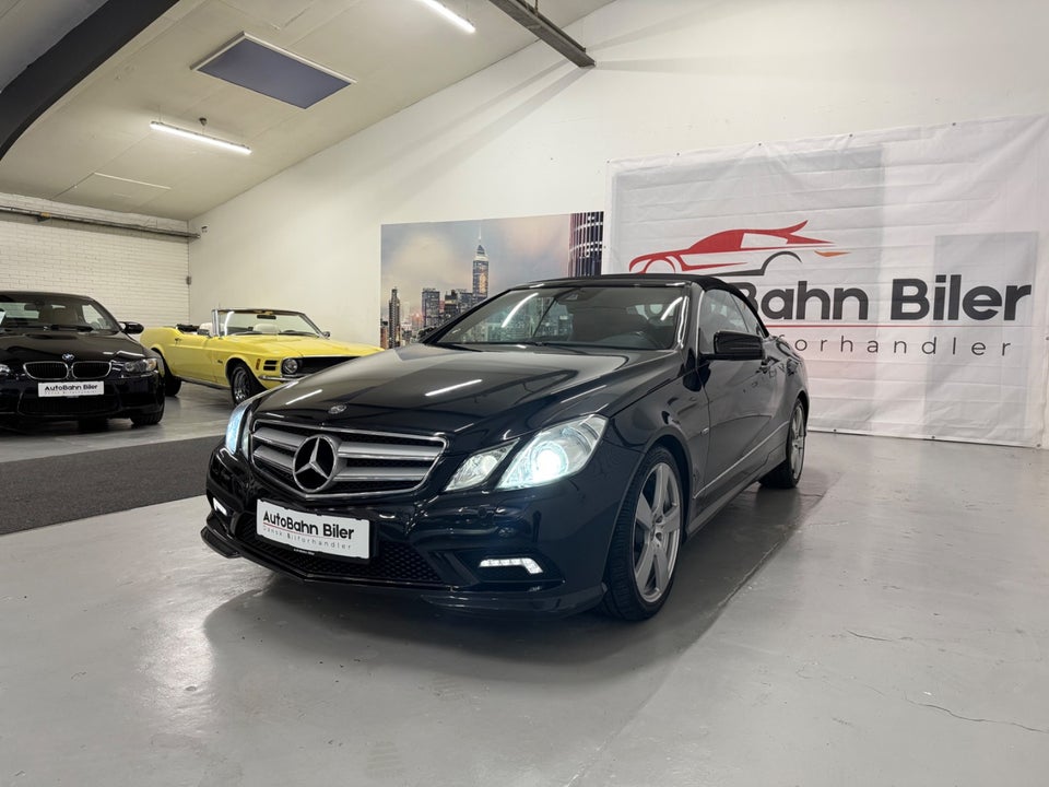 Mercedes E350 3,5 CGi AMG Line Cabriolet aut. BE 2d