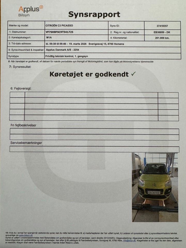 Citroën C3 Picasso 1,4 VTi 95 Comfort 5d