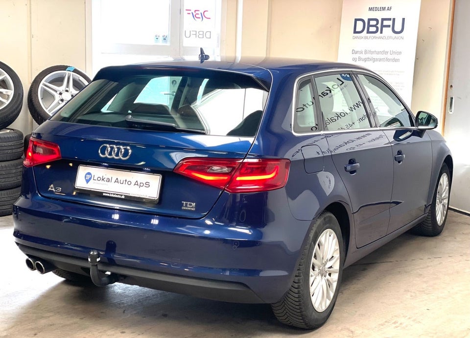 Audi A3 2,0 TDi 184 Ambition Sportback quattro S-tr. 5d