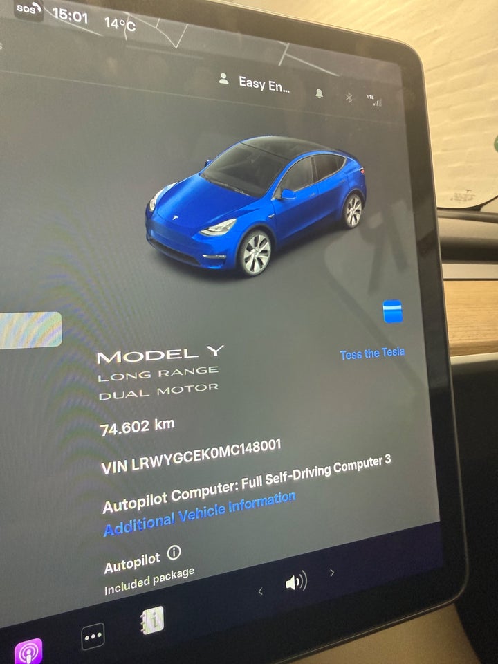 Tesla Model Y Long Range AWD 5d