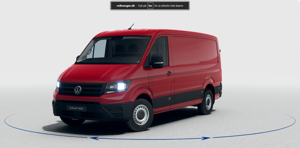 VW Crafter 35 2,0 TDi 140 Kassevogn L3H2