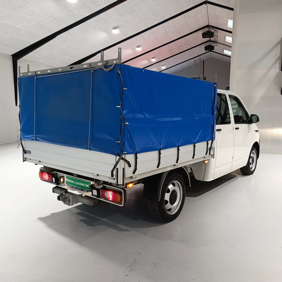 VW Transporter 2,0 TDi 150 Mandskabsvogn m/lad 4d