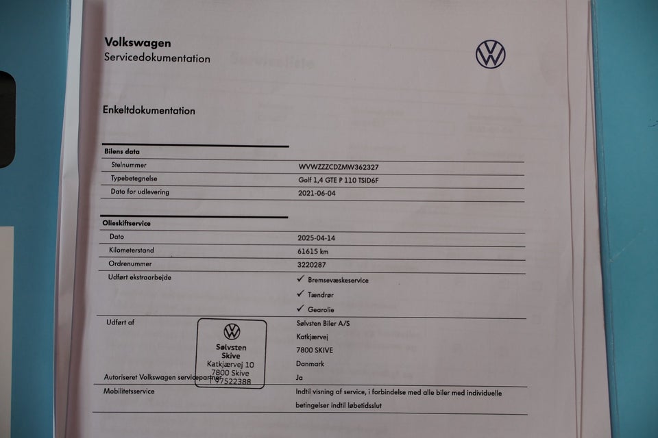 VW Golf VIII 1,4 GTE DSG 5d