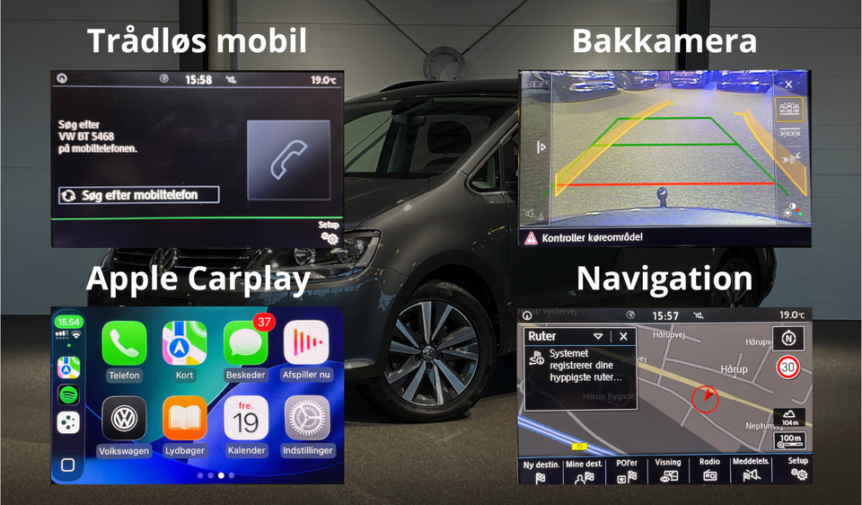 VW Sharan 2,0 TDi 150 Comfortline+ DSG 5d