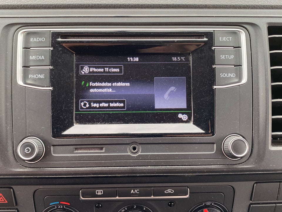 VW Transporter 2,0 TDi 180 Kassevogn DSG lang