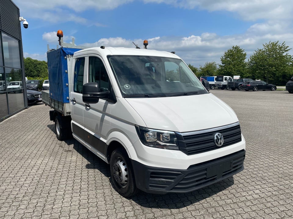 VW Crafter 35 2,0 TDi 177 Mandskabsvogn m/lad L3 4d