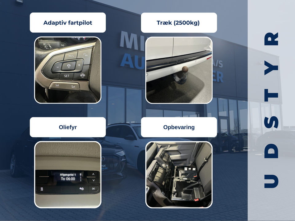 VW Transporter 2,0 TDi 150 Kassevogn DSG lang