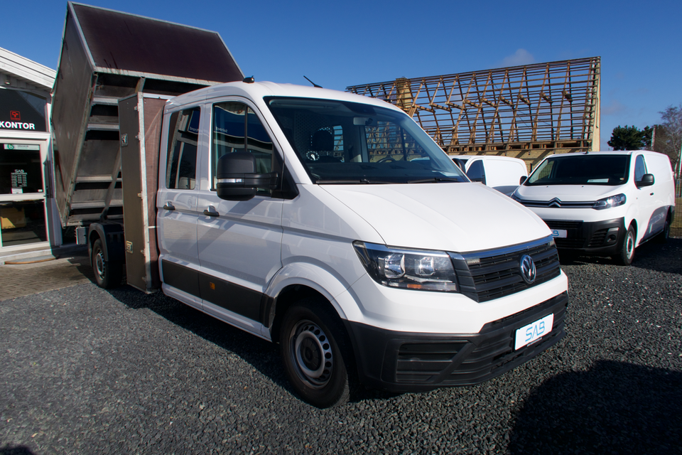 VW Crafter 35 2,0 TDi 177 Db.Kab m/tiplad