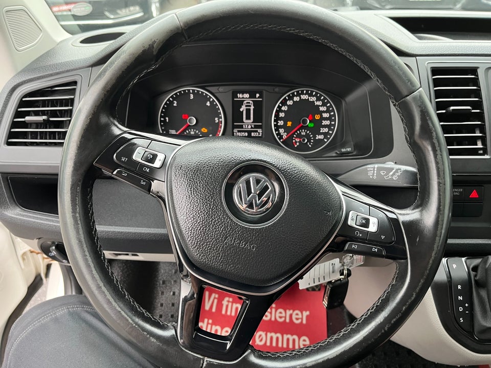 VW Transporter 2,0 TDi 150 Kassevogn DSG lang