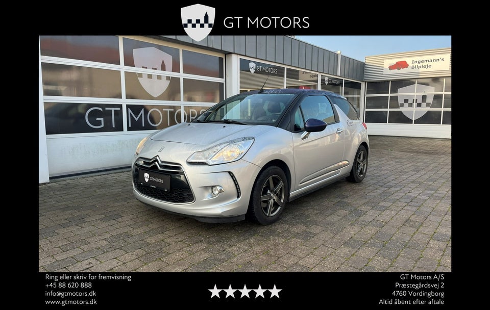 Citroën DS3 1,2 VTi 82 Style Cabrio 2d