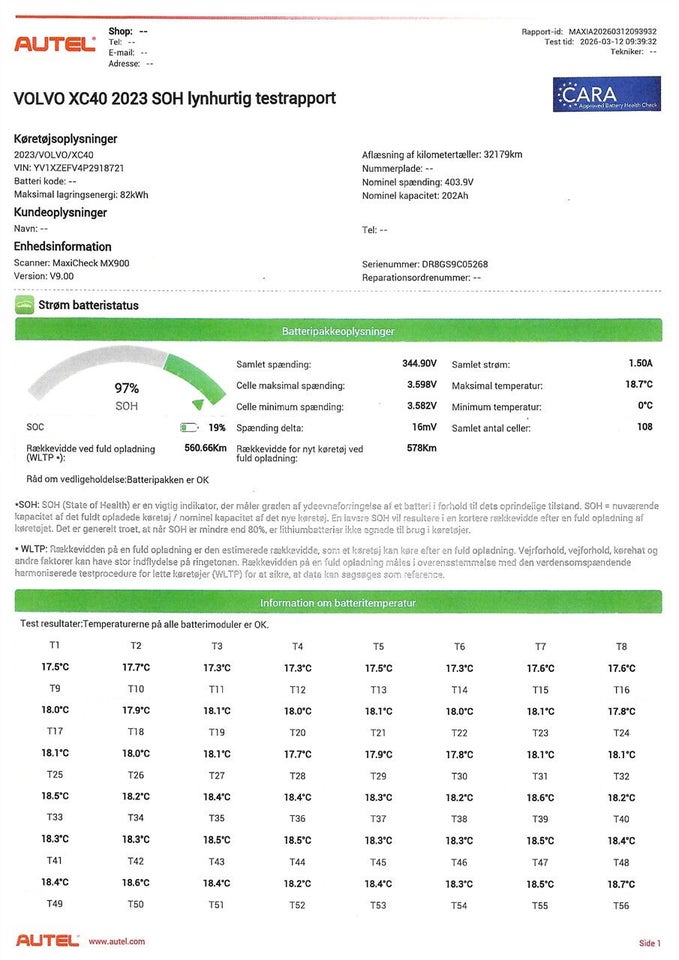 Volvo XC40 P6 ReCharge Core 5d