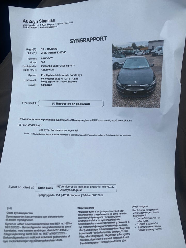 Peugeot 308 1,2 e-THP 110 Chili SW 5d