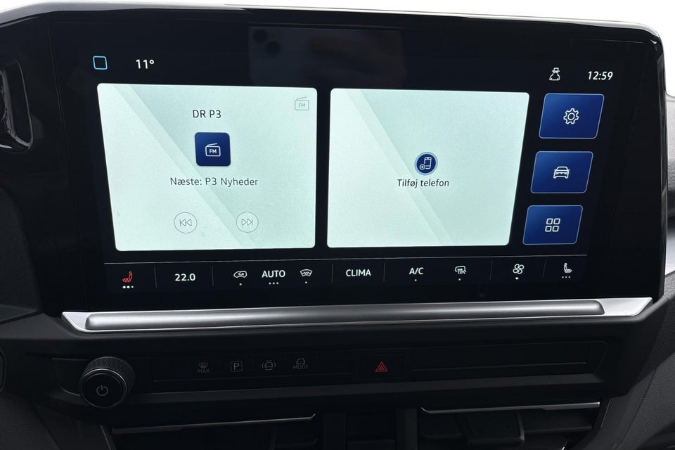 VW e-Transporter Comfort Kassevogn SWB