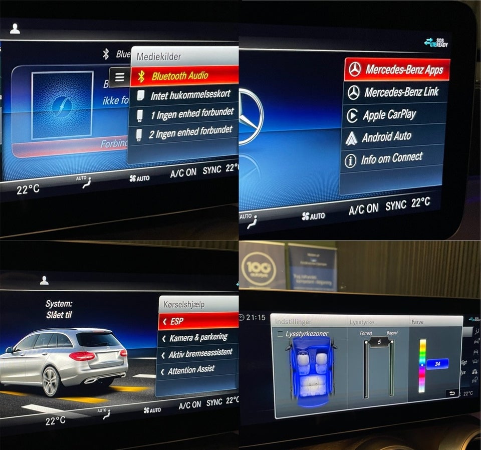 Mercedes C300 de 2,0 AMG Line Night Edition stc. aut. 5d