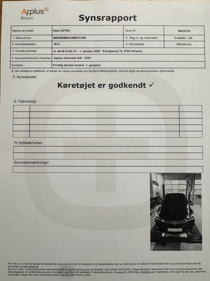 Opel Astra 1,0 T 105 Excite Sports Tourer 5d