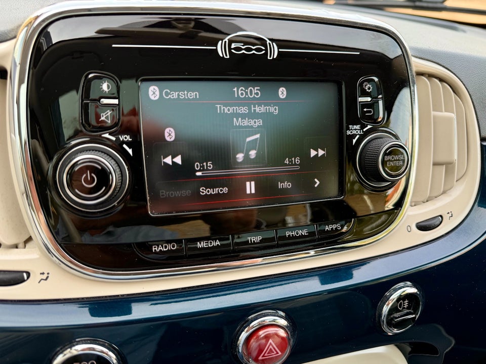 Fiat 500 0,9 TwinAir 80 Lounge 3d