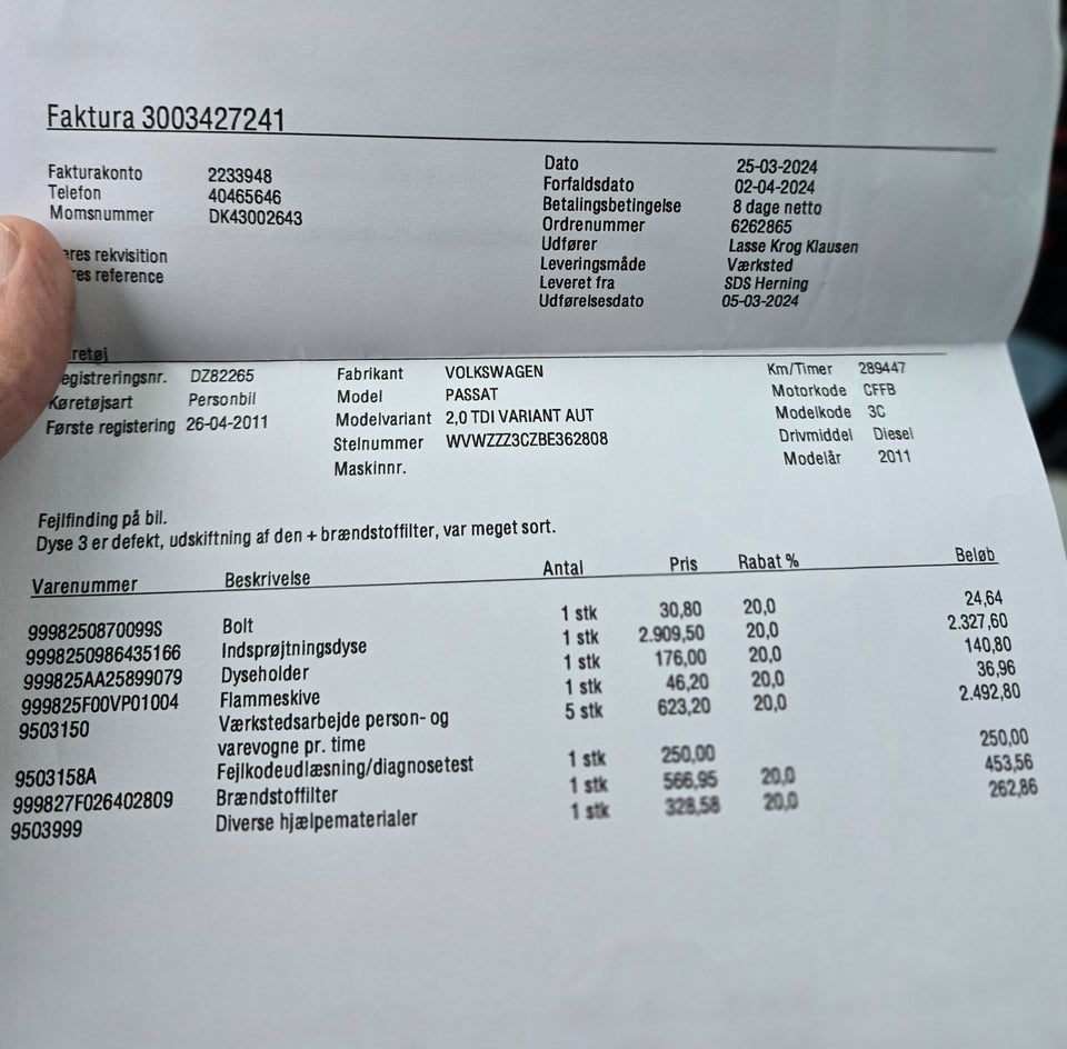 VW Passat 2,0 TDi 140 Comfortline Variant DSG BM 5d