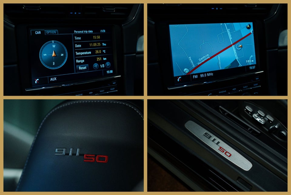 Porsche 911 Carrera S 3,8 50th Anniversary Edition Coupé PDK 2d