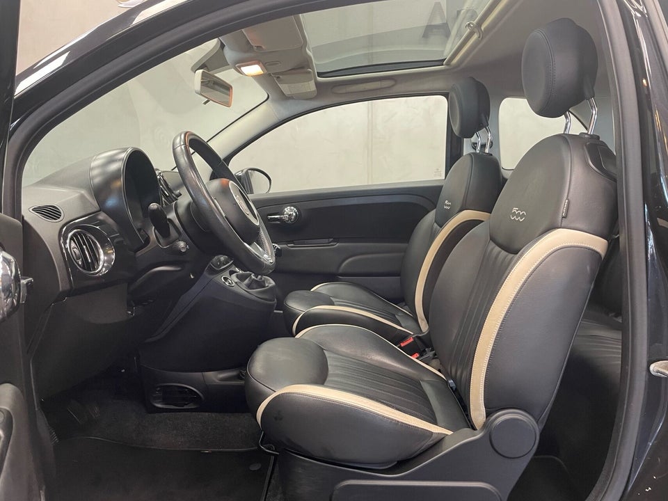 Fiat 500 1,2 Black 3d