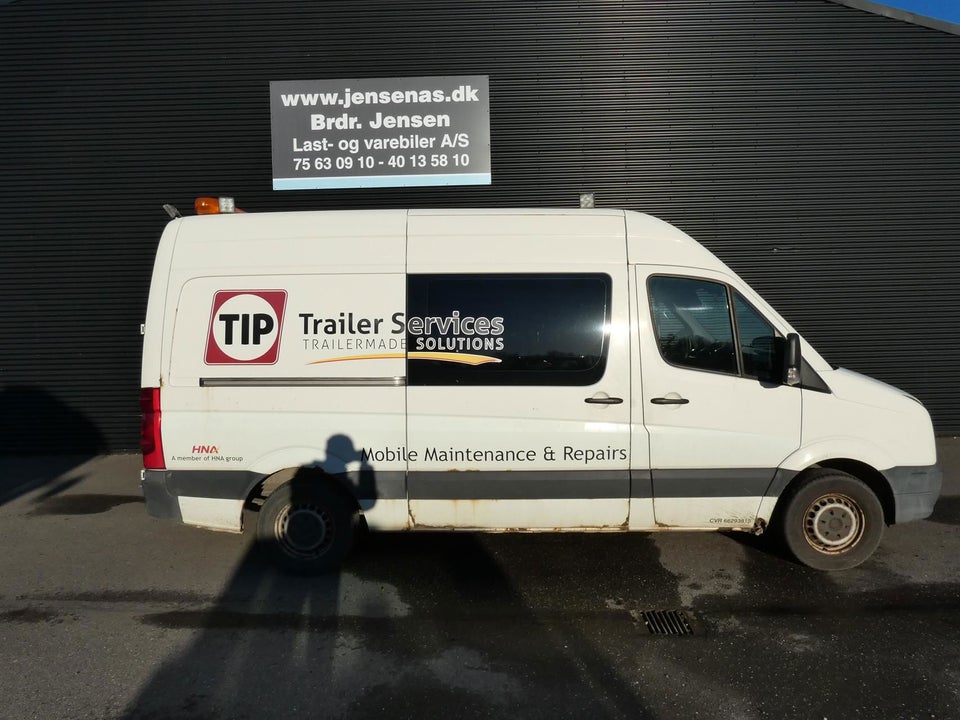 VW Crafter 2,5 TDi 109 Kassevogn høj-medium 5d