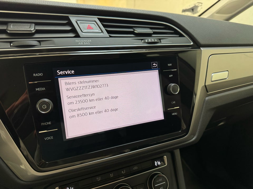 VW Touran 1,2 TSi 110 Comfortline 7prs 5d