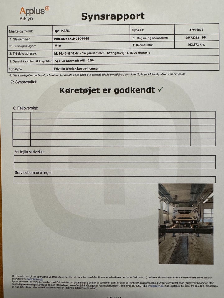 Opel Karl 1,0 Enjoy 5d