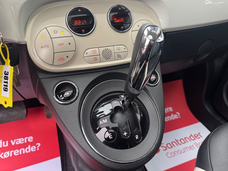 Fiat 500 1,2 Black MTA 3d