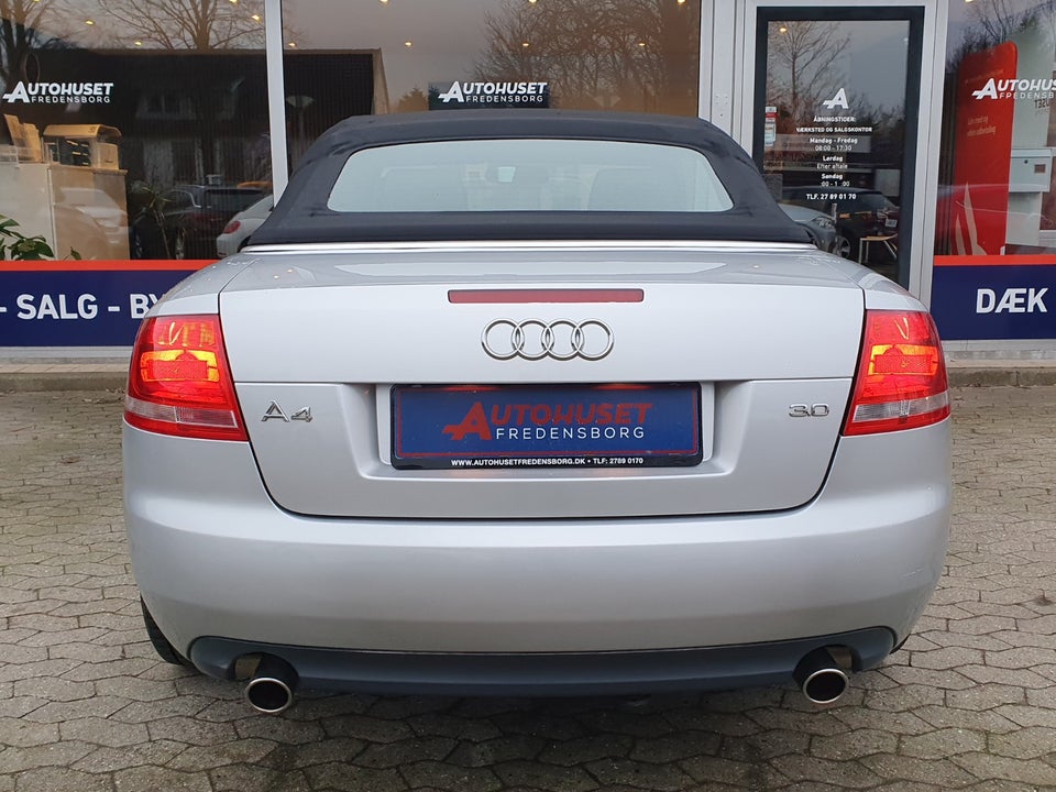 Audi A4 3,0 V6 Cabriolet 2d