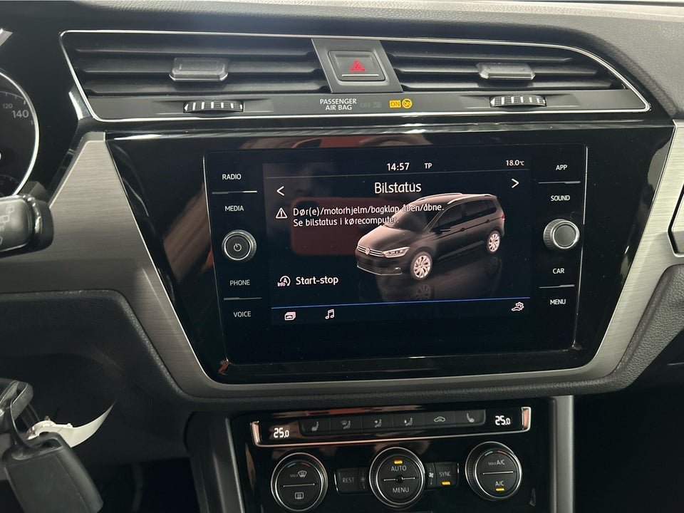 VW Touran 1,6 TDi 115 Comfortline DSG 7prs 5d